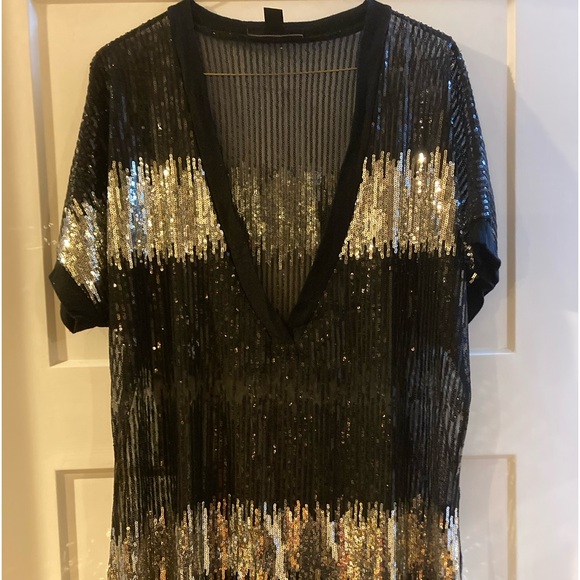 Inc holiday shimmer top. - Picture 1 of 3